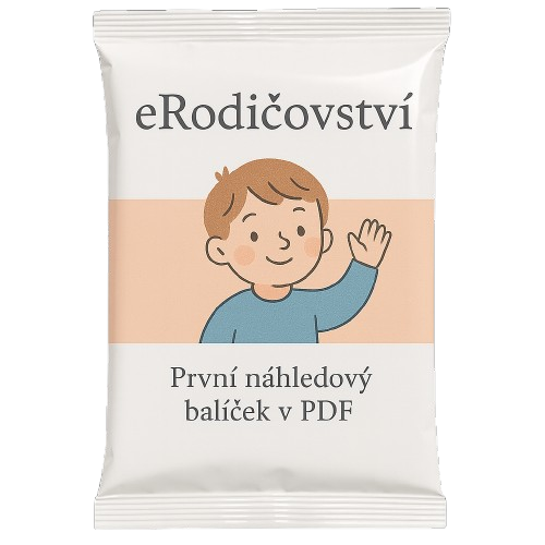 Maminka drží kartu