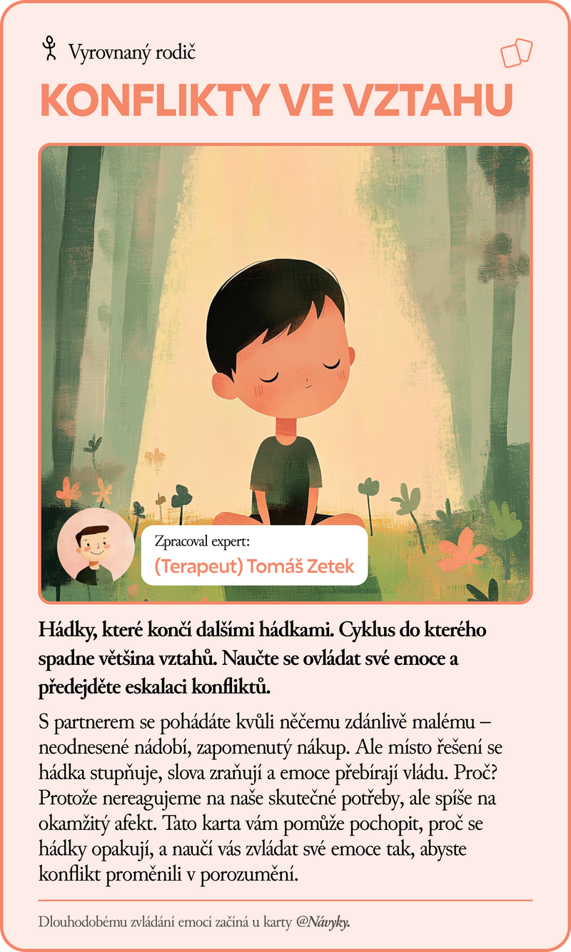 Přední strana karty