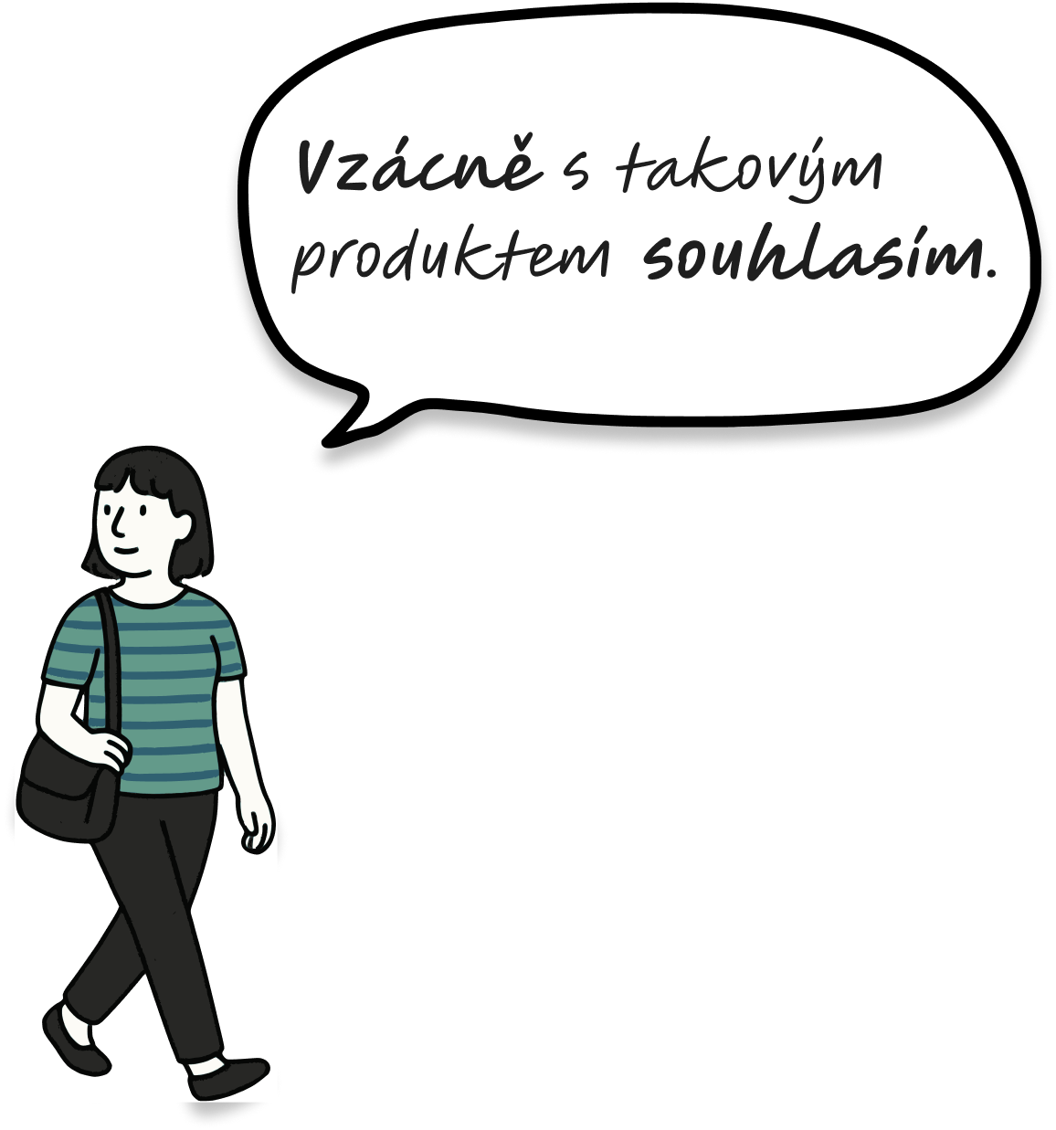 Ilustrace zákazníka